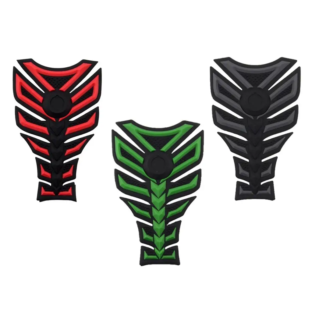 

3D наклейка из углеродного волокна на топливный бак мотоцикла, подходит для гелевых наклеек