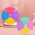 Большая игрушка-антистресс Popet, радужные настольные кости, бросающие пузыри, сенсорная игрушка для пальцев, попит, игра для родителей и детей, соревнование Поп Ит