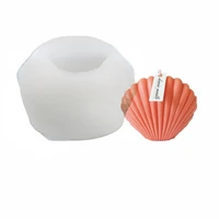 diy sea shell silicone candle mold scented handmade aromatherapy candles beeswax soap making mould