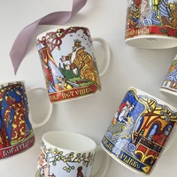russian style series bone china mug retro ceramic water cup home cup coffee cup breakfast cup milk cup cup group
