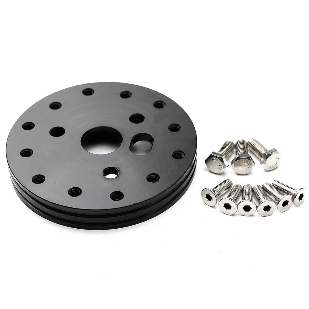 

Car Steering Wheel Gasket Adapter Replacement Accessories Interior Black