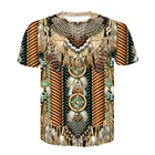 Футболка с принтом в виде совы для мужчин и женщин, летняя Винтажная футболка с коротким рукавом, 2021