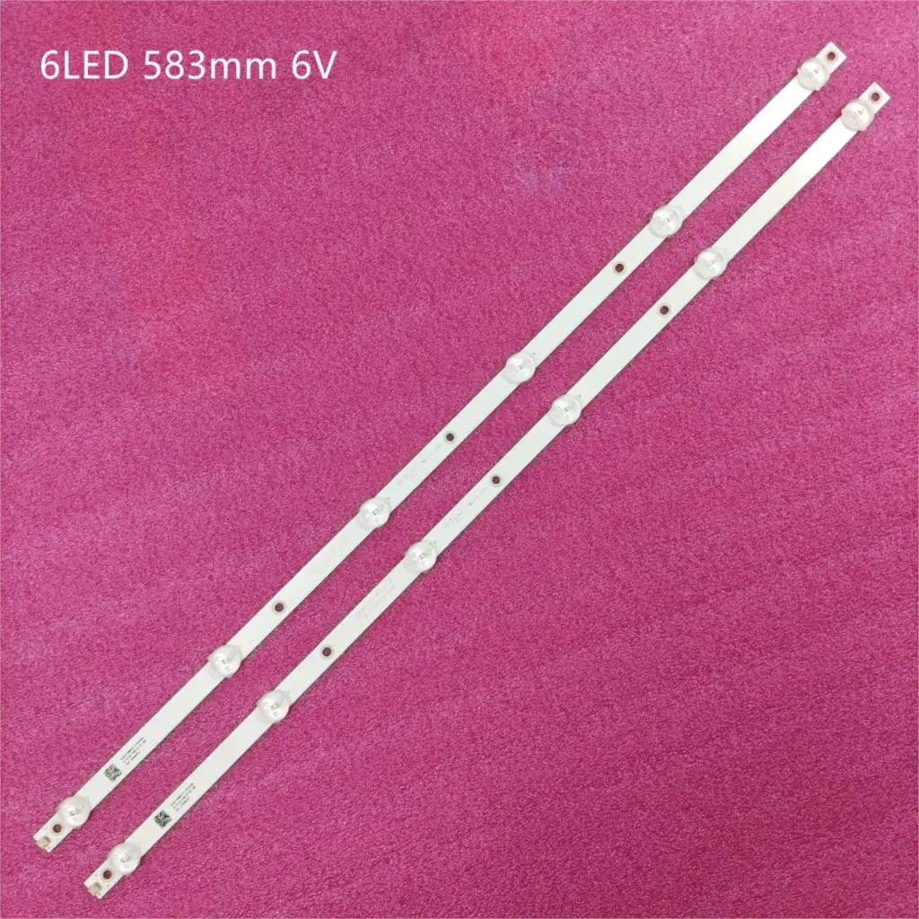 

2Piece/lot LED backlight strip 6 lamp for 32inch K320WDC1 A2 4708-K32WDC-A2113N01 583MM TX-32ER250ZZ K320WDC2B 6V 100%NEW