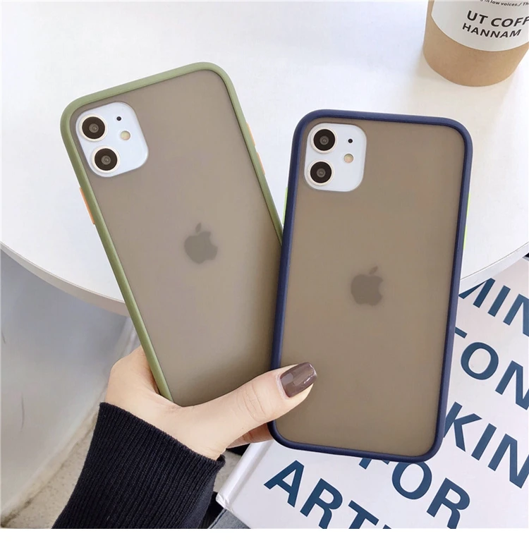 Прозрачный противоударный чехол для телефона iPhone 11 Pro Max X XR Xs Max, мягкий ТПУ Простой Прозрачный чехол для iPhone 6 6S 7 8 Plus, чехол