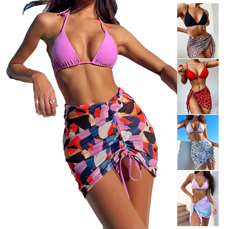 Bikinis Woman Swimwear Hot Girl Tie Dye Bikini Cover Up Bathing Suits Sexy String Bikini