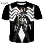 Аниме Черная Лагуна мужские рубашки с 3D принтом забавные модные летние рубашки крутая рубашка для унисекс футболка T228