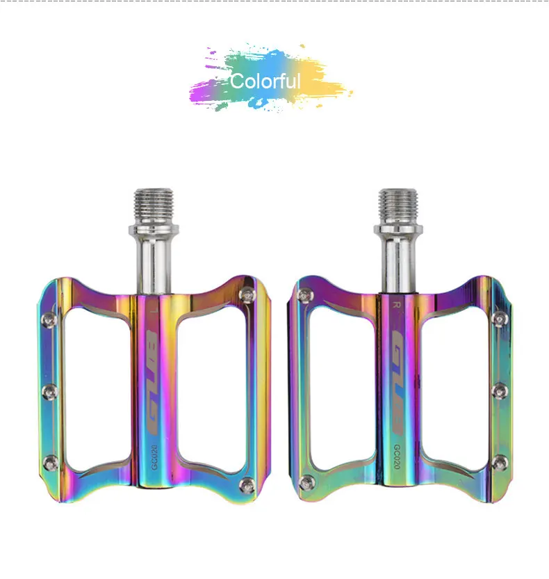 

GUB MTB Bicycle Pedal Ultralight Aluminum DU Bearings Non-slip Nail High Quality Durable Road Cycling Riding Pedal Universal