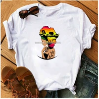 linna safari goddess t shirt black women african elephant t shirt interesting fashion elementary female t shirt