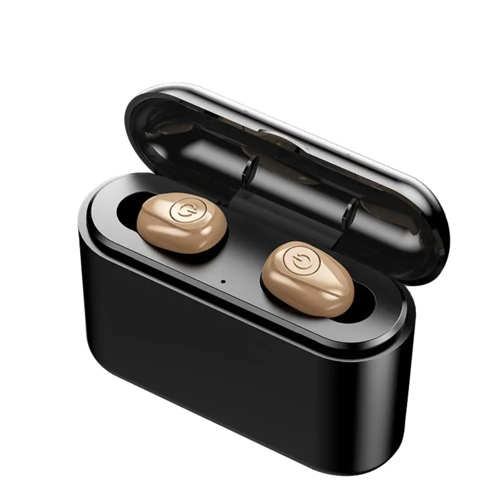 

Mini Wireless Bluetooth 5.0 Bass Earphone Mic Headphone Earbud with Charge Box