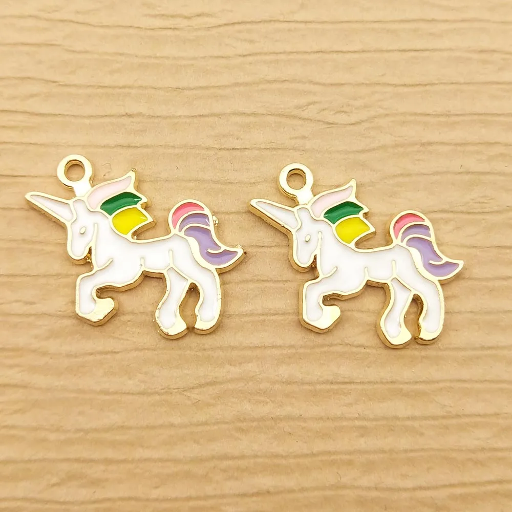 10 шт. эмалевые аксессуары для изготовления ювелирных изделий 19 х22 мм | Украшения и