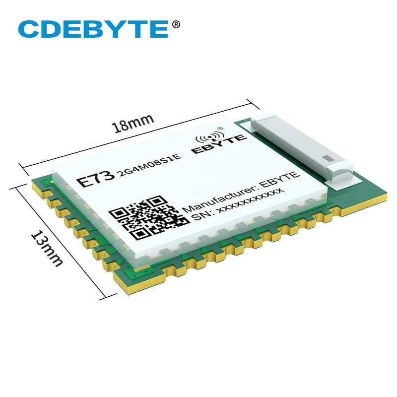 Многопротокольный беспроводной модуль SoC nRF52833 BLE 5 1 Zigbee Rf E73-2G4M08S1E IOT