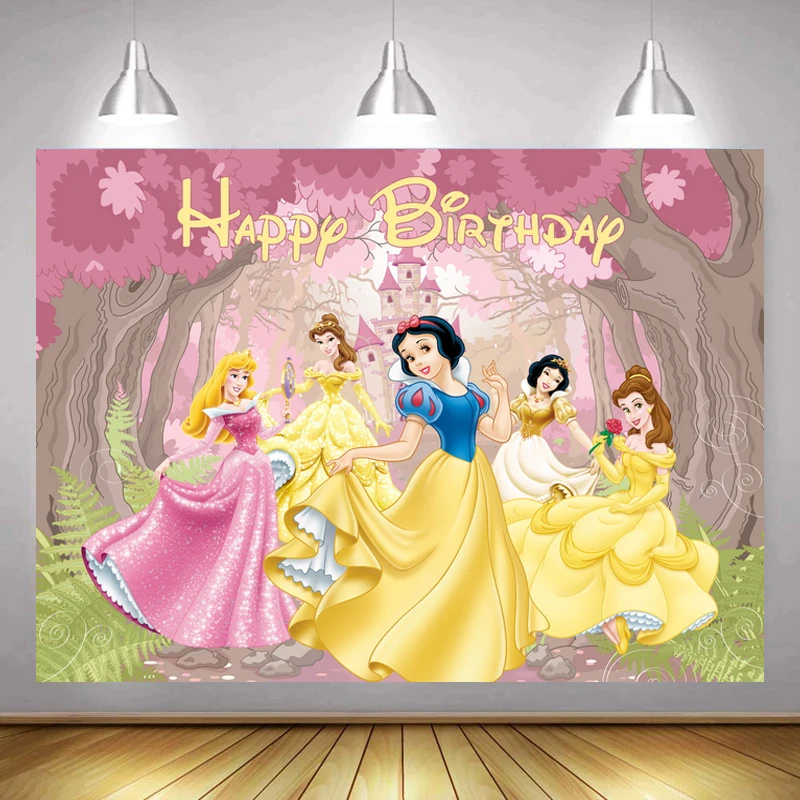 Розовый лес Fantasy Castle платье принцессы фоновая фотография сладкий 15 16 День