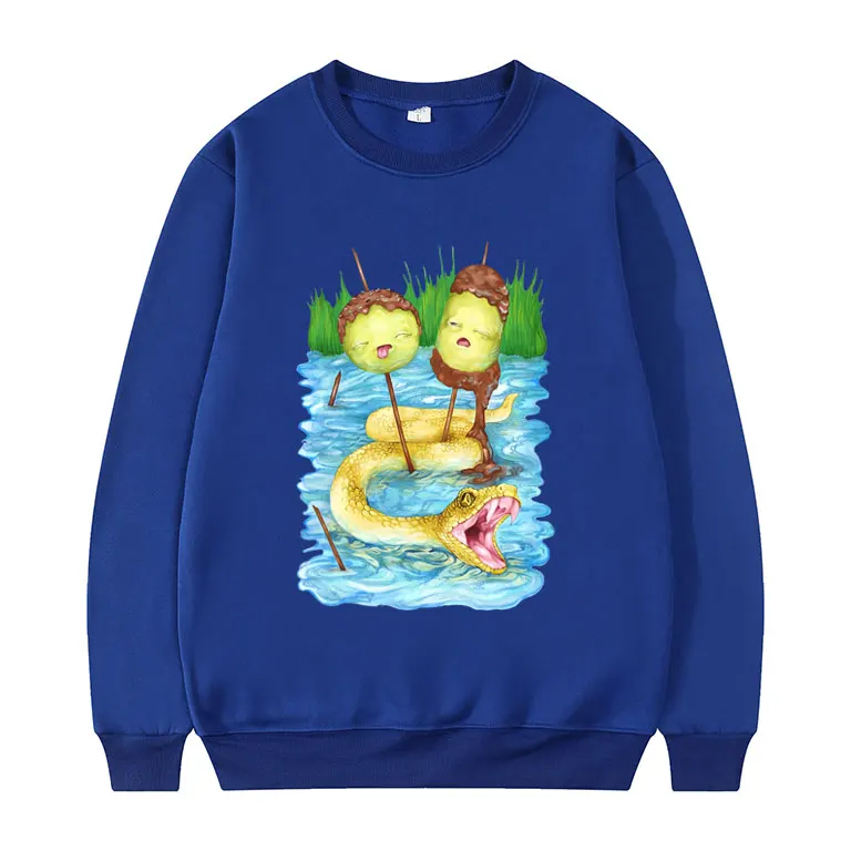 

Adventure Printed Couple New Tracksuits High Quality Cotton Crewneck Classic Clothing Hip Hop Princess Bubblegum Rock Sweatshirt