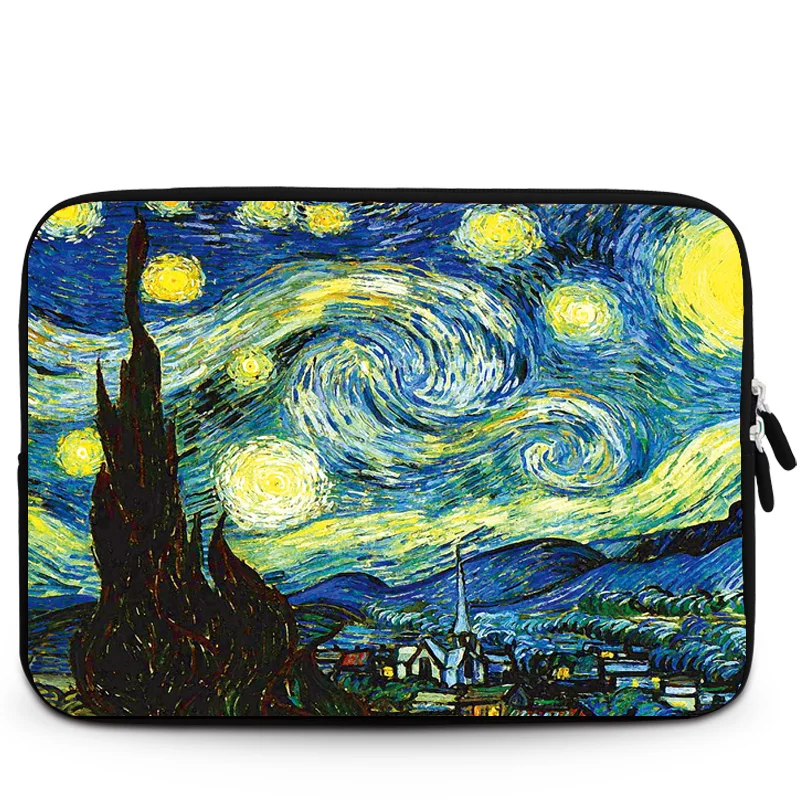 

Van Gogh Starry Sky Laptop Bag 11",12", 13",14",15",15.6",Sleeve Case For Macbook Air Pro 13.3", Free Drop Ship