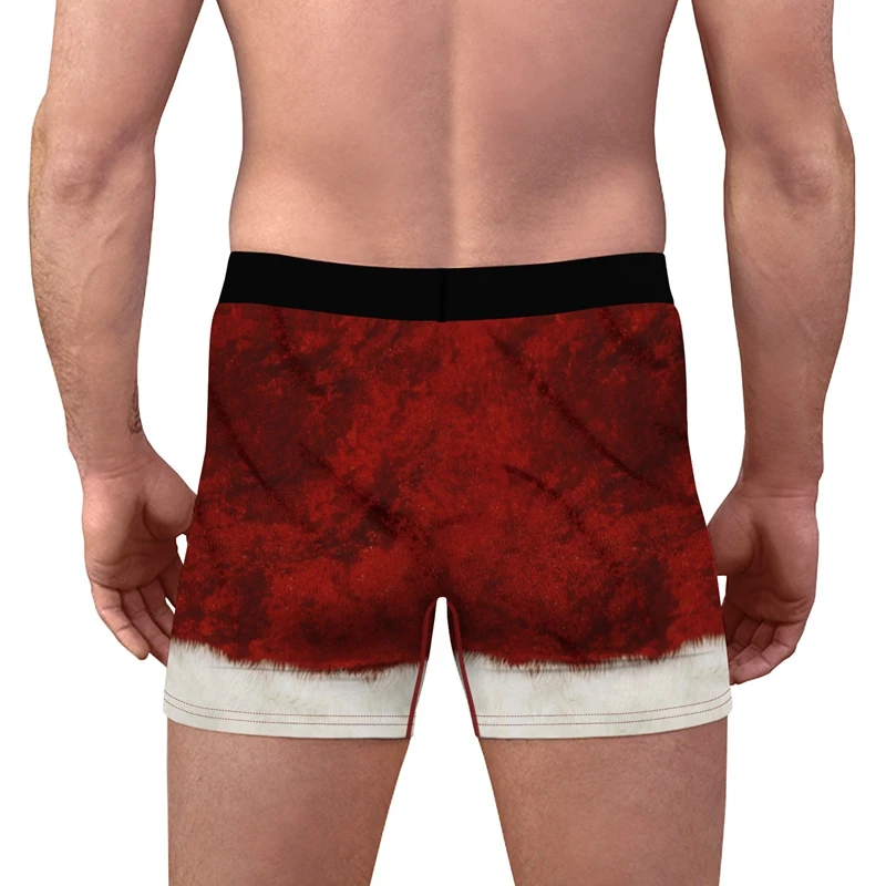 

Christmas Fashion Printing Men'S Fashion Breathable Underwear Sterile Comfortable Inner Wear Boxer Briefs