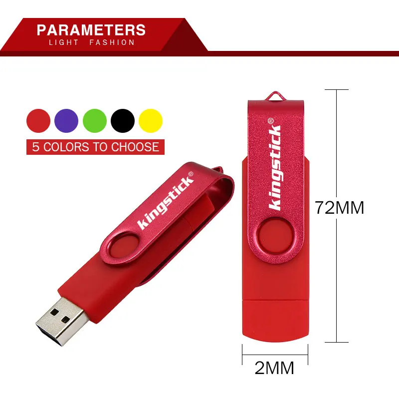 Металлический вращающийся USB флеш-накопитель 32 ГБ 64 ГБ, цветной флеш-накопитель, USB флешка 16 ГБ 8 ГБ 4 ГБ, карта памяти, USB OTG флэш-диск
