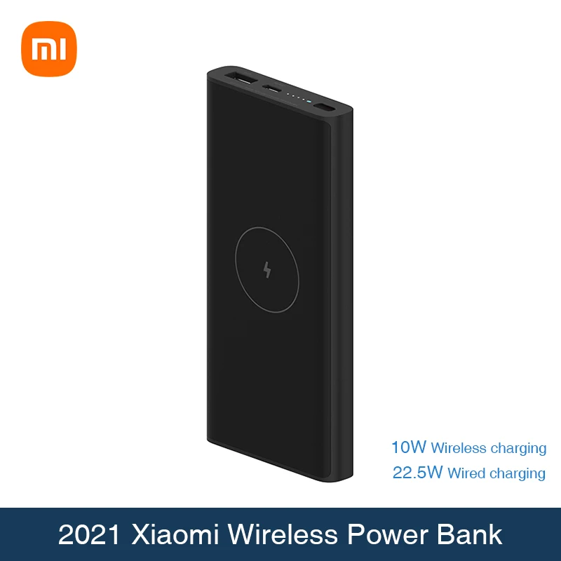 

Xiaomi Wireless Power Bank 10000mAh WPB15PDZM USB C PD 22.5W Mi Powerbank 10000 10W Qi Wireless Charger for iPhone 13 12