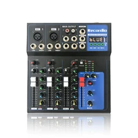gax uf4 usb interface 4 channels mini audio mixer perfect for home karaoke