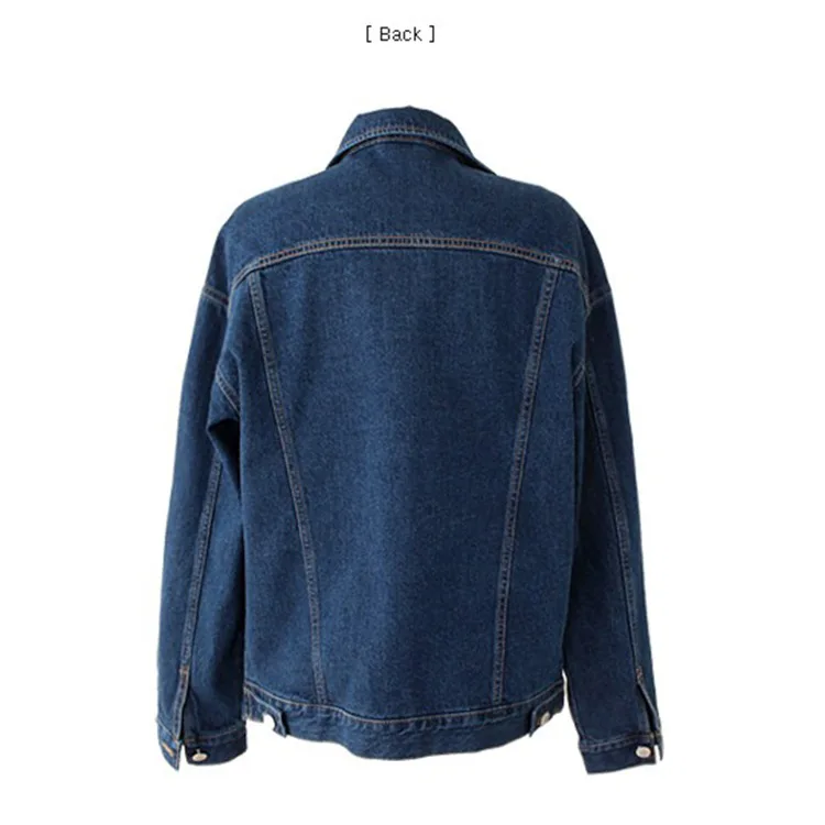 

Korean version of Jeans Jacket Women's thin loose wind jacket short spring and autumn autumn clothes show