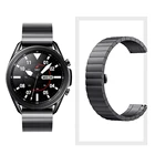 Ремешок металлический для Samsung Galaxy watch 4Huawei watch 3Amazfit GTR, браслет из нержавеющей стали с пряжкой-бабочкой для Huawei GT2 22 мм 20 мм