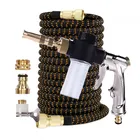 Гибкий магический раздвижной водяной шланг для дома и сада, пластиковая трубка высокого давления для мойки автомобиля с пенным распылителем для полива и орошения