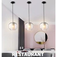 imitation marble lampshade pendant light fixture for dining room hanging lighting e27 restaurant shop glass pendant led light