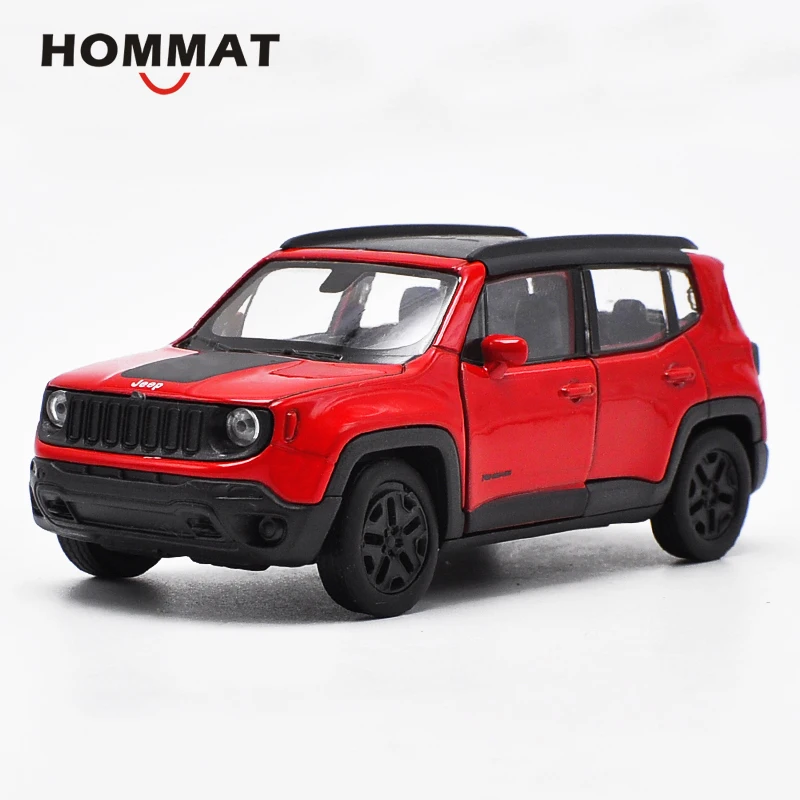 HOMMAT масштаб 1:36 Jeep Renegade Trailhawk SUV модель автомобиля из металлического сплава литой