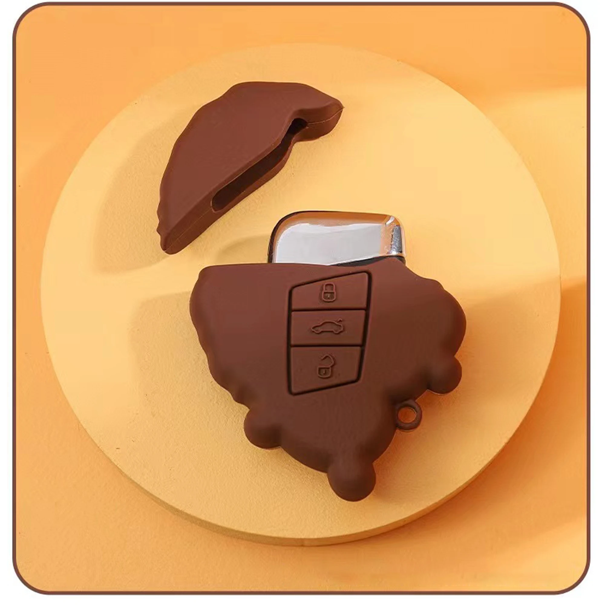 Милый чехол для автомобильного ключа украшение автомобильные аксессуары