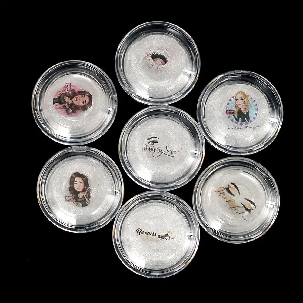 50/100 шт. Пользовательский логотип прозрачная пластиковая упаковочная коробка для