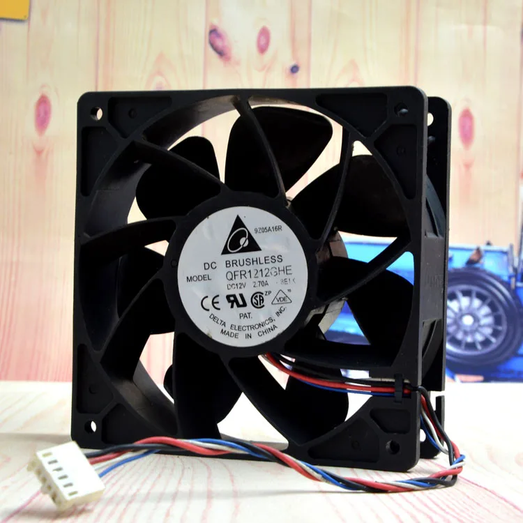 Подлинная Дельта QFR1212GHE 12V 2.7a 12038 муравьев S7 S9 до и после того как универсальный