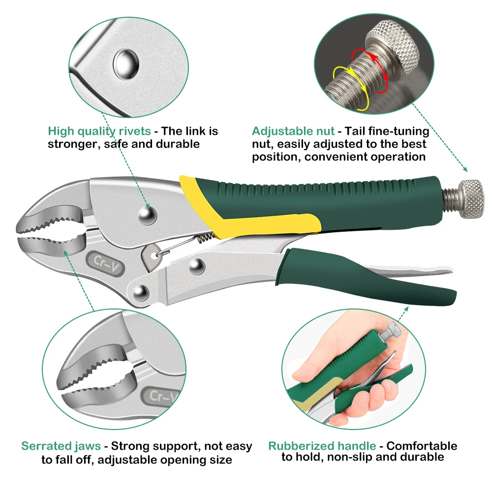 Фиксирующие плоскогубцы AIRAJ многофункциональные ручной инструмент для фиксации|Плоскогубцы| |