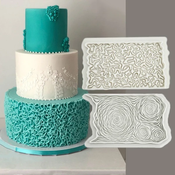 2 стиля кухонная форма для выпечки Пищевая силиконовая сахарный шоколадный Декор