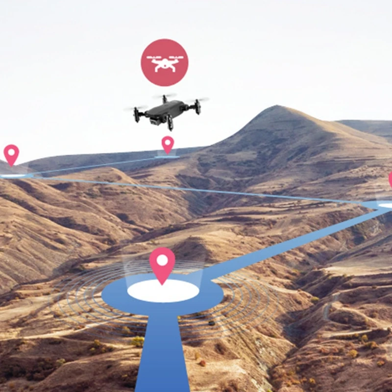 

Mini Remote Control Drone Wifi 4K Dual Camera Foldable Quadcopter Toys with Bag GXMB