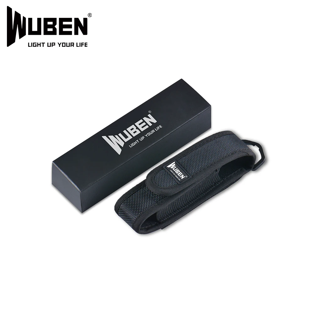 

WUBEN AS5 Flashlight Nylon Adjustable Storage Bag 6"x1.2" For C3 E10 L50 TO40R TO46R TO60R ETC.