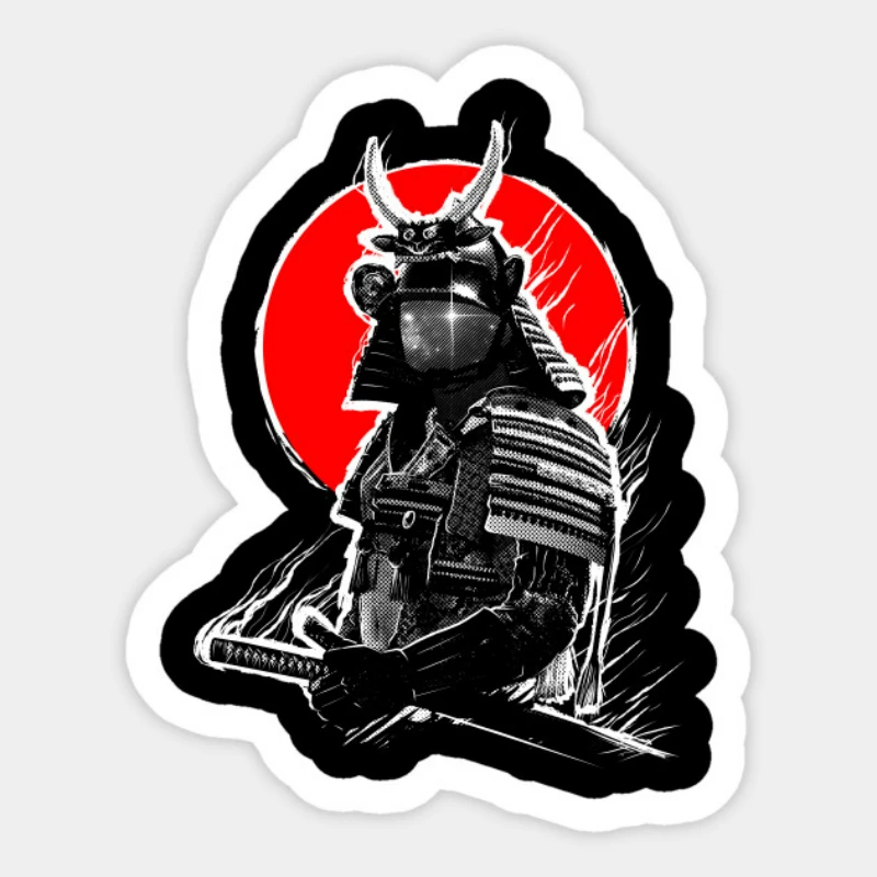 

Fashion Car Sticker Windshield Bumper Samurai Star Automobiles Accessories High Quality KK Vinyl Cover Scratches Waterproof PVC