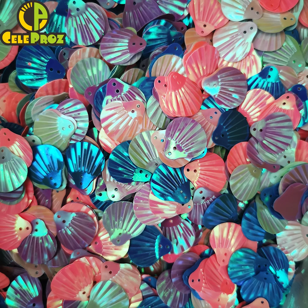 Блестящая раковина конфетти блестки Русалка вечерние Ночной светильник морская