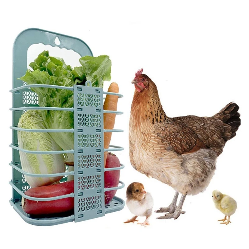 

Chicken Vegetable Basket Chicken Vegetable Fruit and Vegetable Hanging Feeder Toy Suitable for Hen Chicken Coop Toy