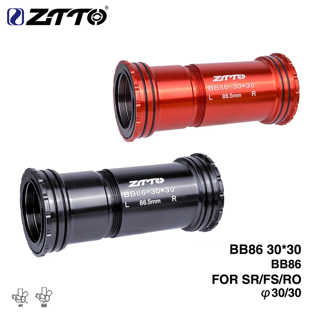 ZTTO BB86 30 нажимные нижние кронштейны 4 подшипника для шоссейного горного