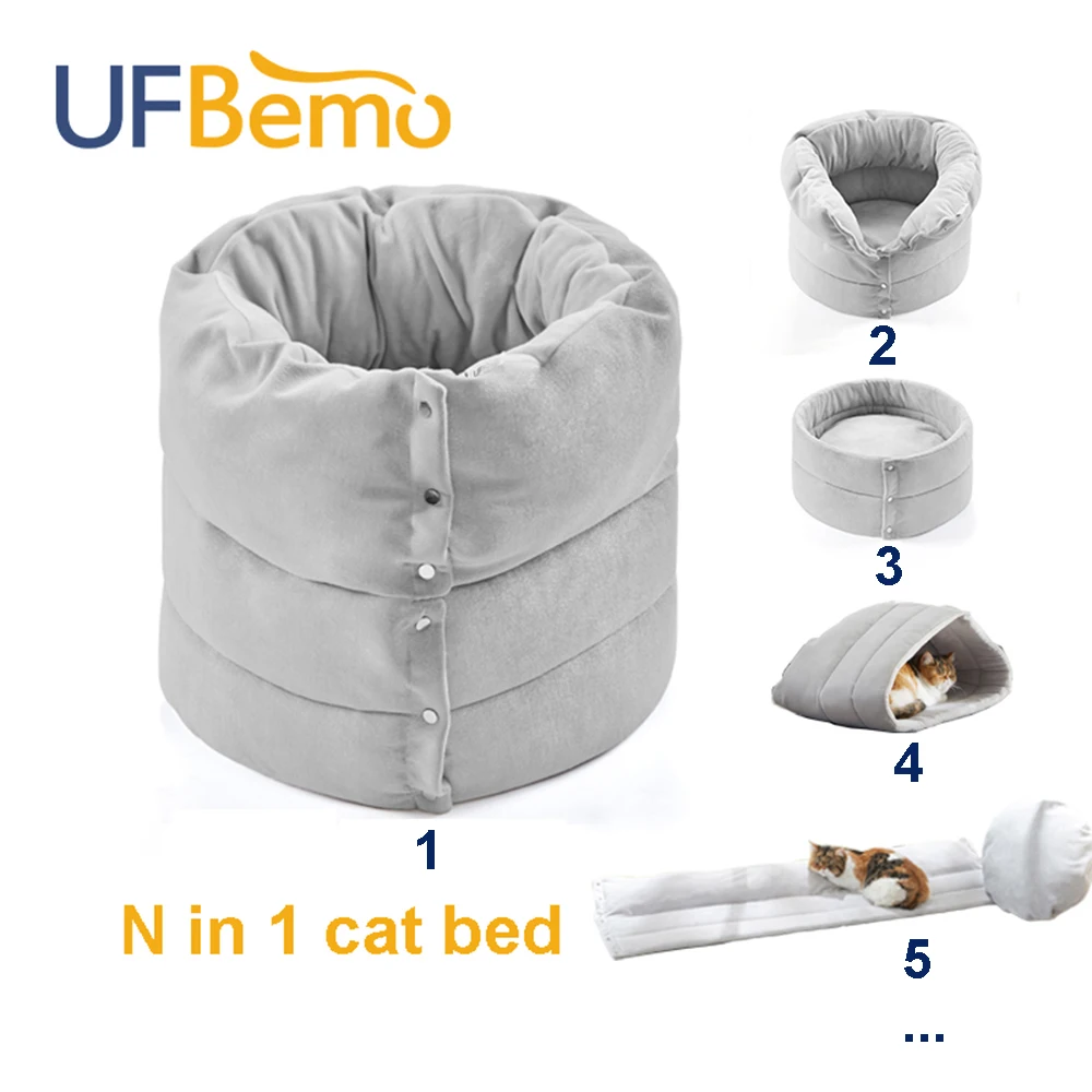 UFBemo N в 1 Кошка Кровать Дом Собака Kattenmand глубокая Спящая пещера домашние уютные