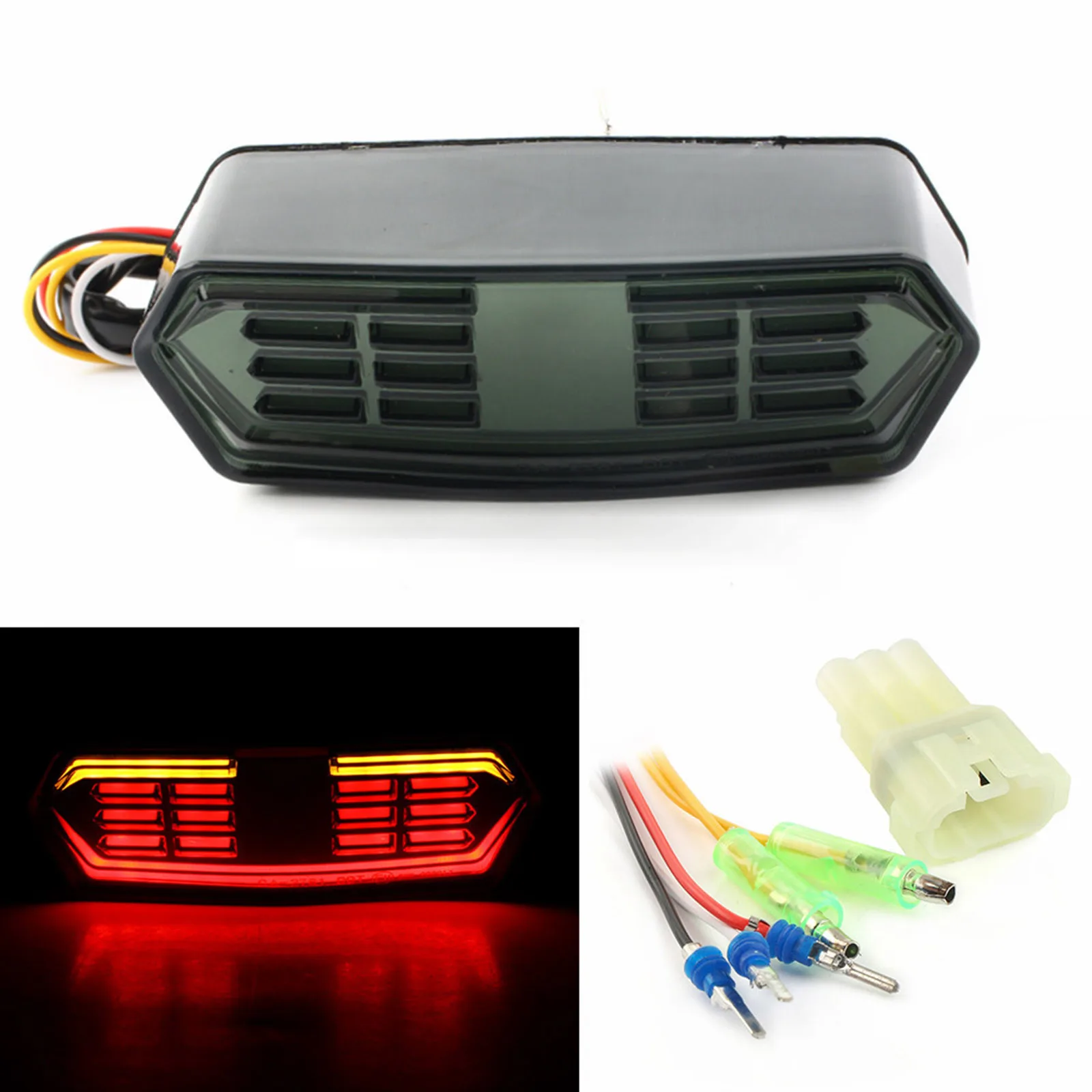 

LED Brake Tail Light Integrated Turn Signal Light for Honda Grom 125 MSX125 CB650F CBR650F CTX700 CTX7OON 2014 2015 16 2017 2018
