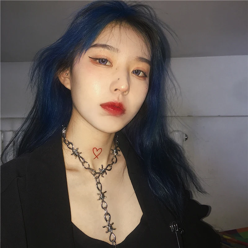 

Wire Brambles Necklace Women Hip-hop Punk Style Barbed Wire Brambles Link Chain Choker Gifts for Friends Collares de Moda 2019