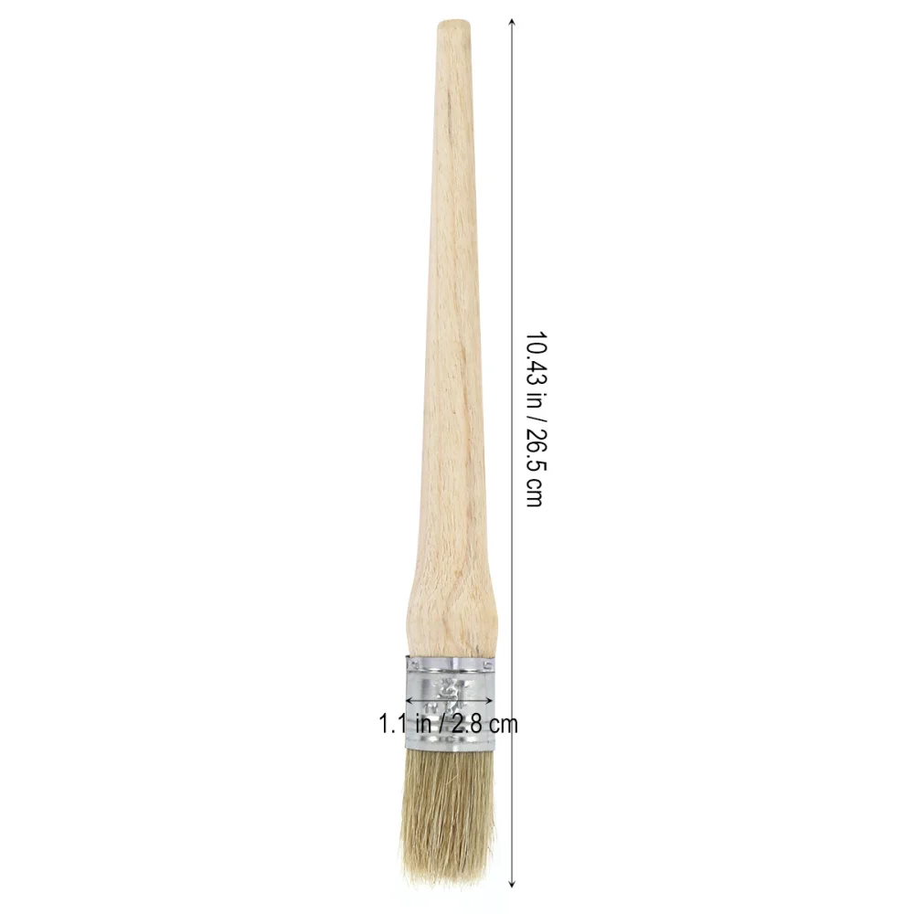 

40mm Professional Paint Wax Brush Painting Waxing Clear Wax Brush for Furniture Stencils Folkart Home Decor Wood Large Brus