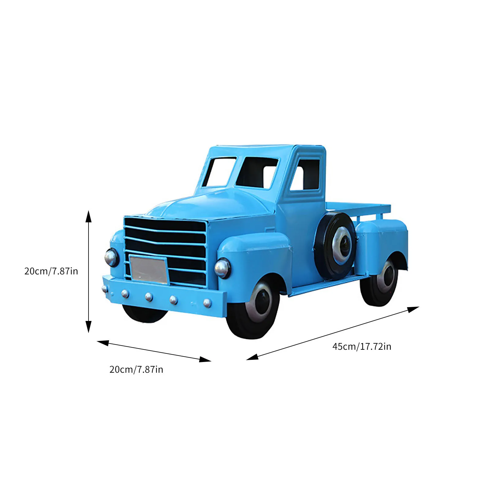 

Retro Style Solar Pickup Truck Garden Decoration Garden Accessories Outdoor Decoration Pots Garden Decoration Outdoor Led