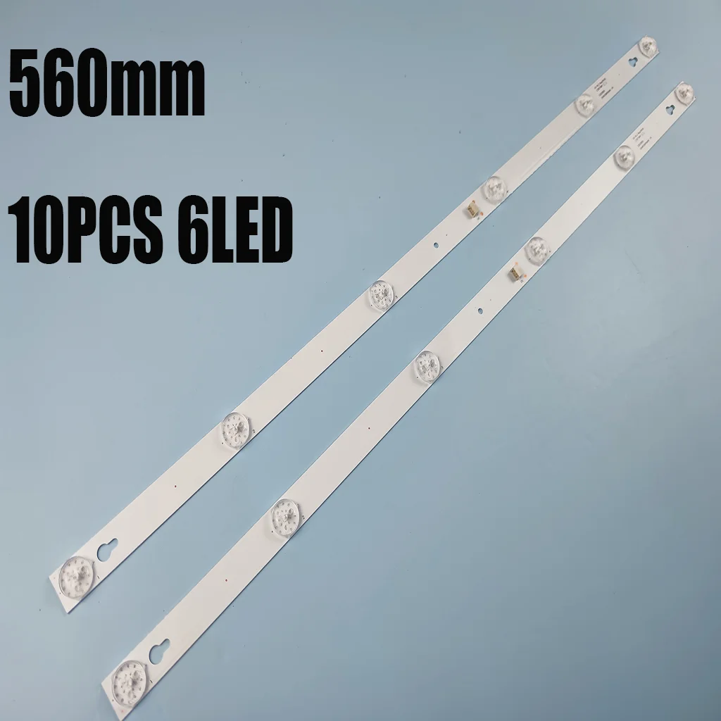 

10PCS 6LED LED Backlight Strip for 32HB5426 TCL 32D100 L32S4900s 32S301 L32P1A 4C-LB3206-HR03J HR01J TOT_32D2900 32HR330M06A5 V5