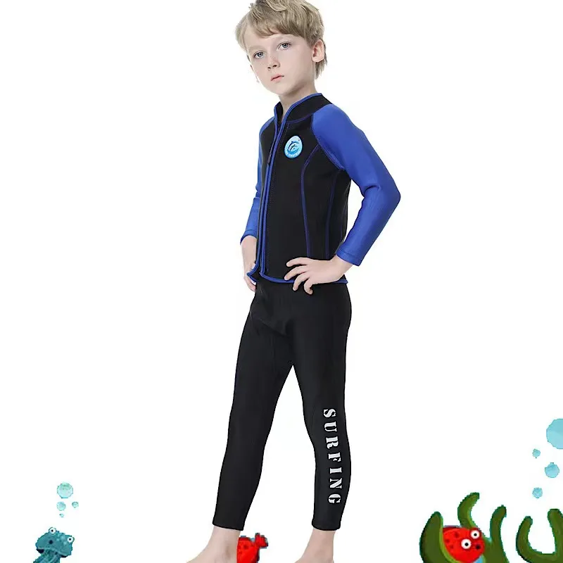 Костюм-двойка детский из неопрена с длинными рукавами 2 5 мм | Спорт и развлечения