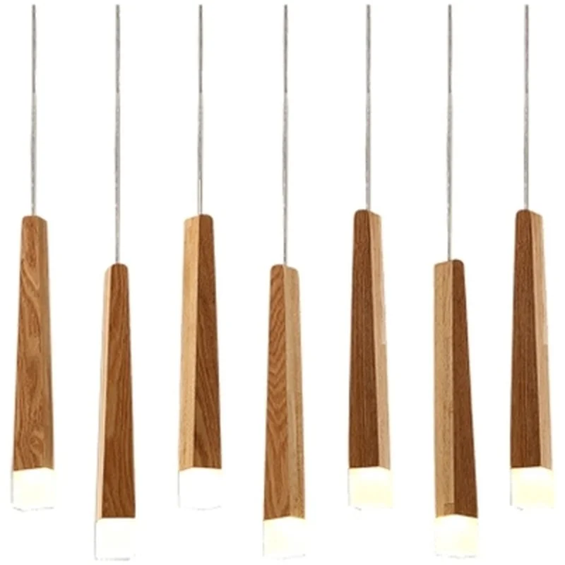 Страна Стиль деревянные подвесные светильники Светодиодный Лофт Декор