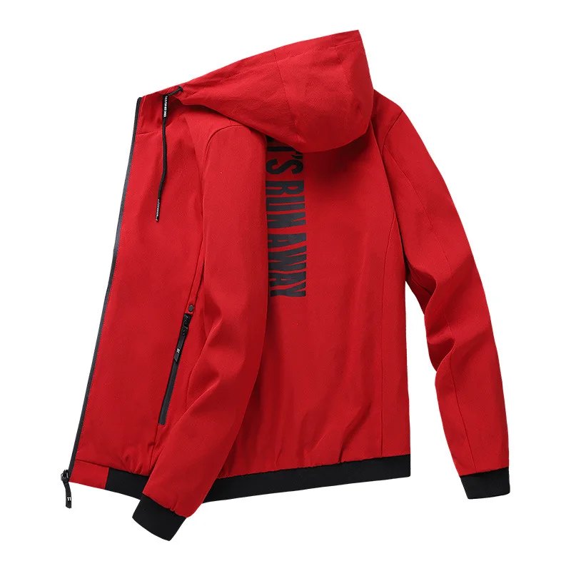 

2021 New Men's Clothing Spring and Autumn Hooded Handsome Loose Oversize Jacket Male Casual Sportswear Sun Protection Outerwear