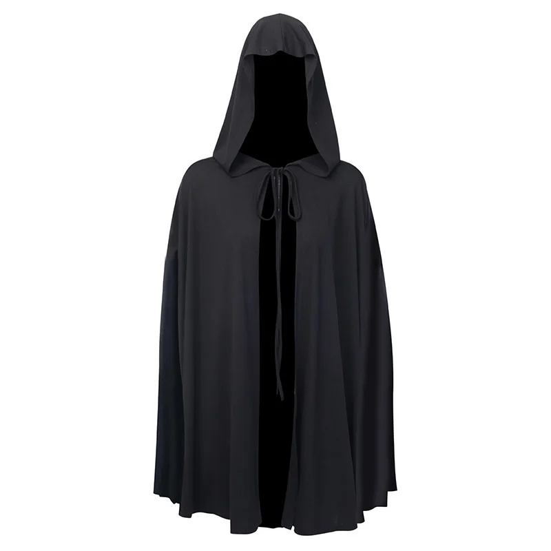 

Women Casual Black Cloak Wild Loose Outwear Gothic Clothing Punk Style Autumn Fashion Hoody Irregular Streetwear