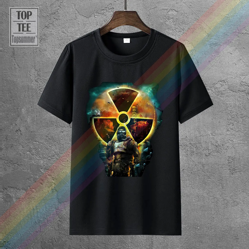 

High Quality Customized New Man'S 3D Print Cool Game Stalker T Shirts Awesome 100% Cotton Over Size Fashion Tee Shirt Tops