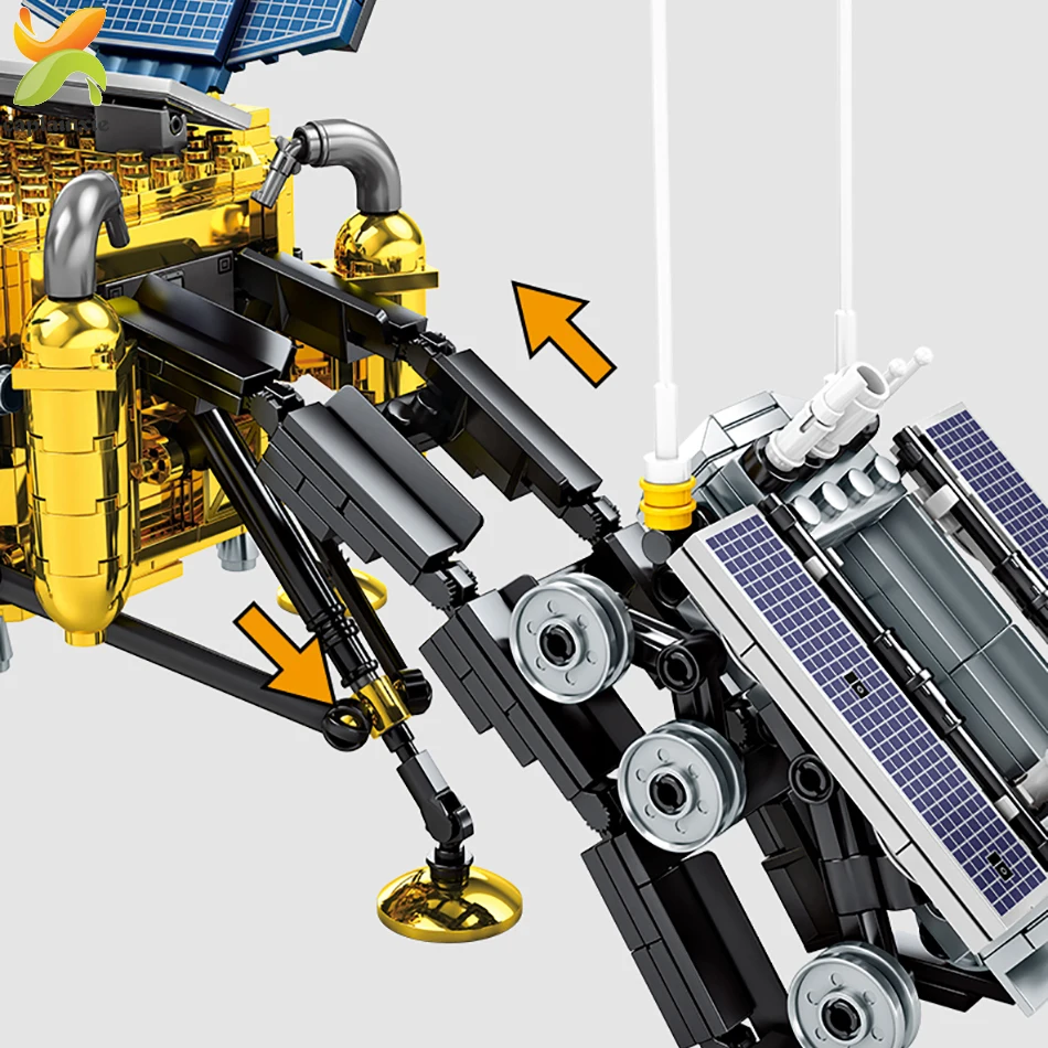 702 шт. космическая авиация лунный зонд челнок космический корабль строительные